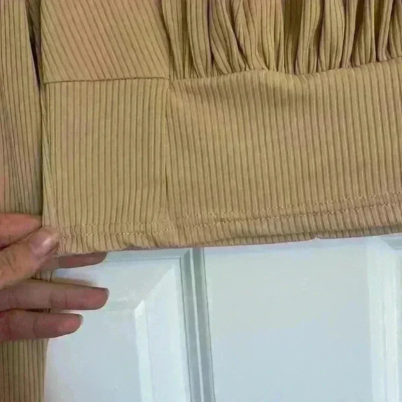 Brown‎ SHEIN crop long sleeve size medium - Picture 5 of 8